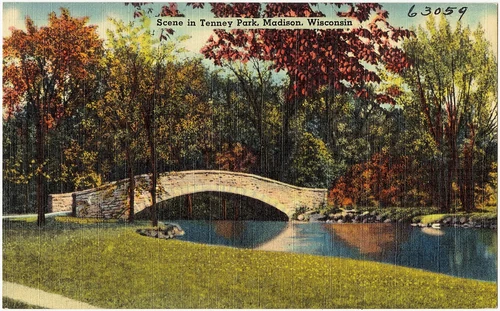 Scene in Tenney Park, Madison, Wisconsin
